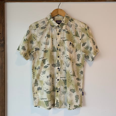 patagonia BEAR 熊 ゴートゥーシャツ S 限定 廃番 水墨柄 希少 パタゴニア VINTAGE