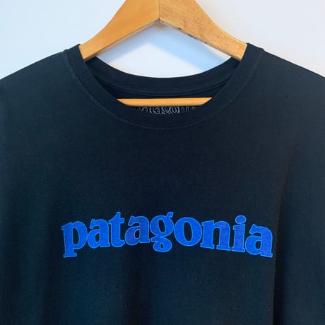 patagonia 7/S LOGO XL made in USA 希少貴重 ワードマーク パタゴニア VINTAGE