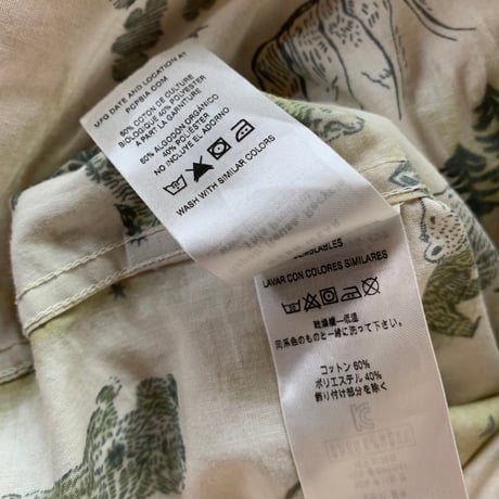 patagonia BEAR 熊 ゴートゥーシャツ S 限定 廃番 水墨柄 希少 パタゴニア VINTAGE