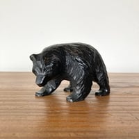 木彫り熊⑨ 小さな木彫り熊  這い熊 北海道  HOKKAIDO JAPAN FOLKART VINTAGE