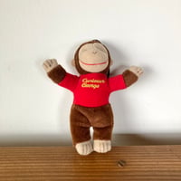 Curious George おさるのジョージ クラシックジョージ ひも付きぬいぐるみ マスコット GUND