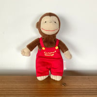 Curious George おさるのジョージ クラシックジョージ オーバーオール ぬいぐるみ GUND ②