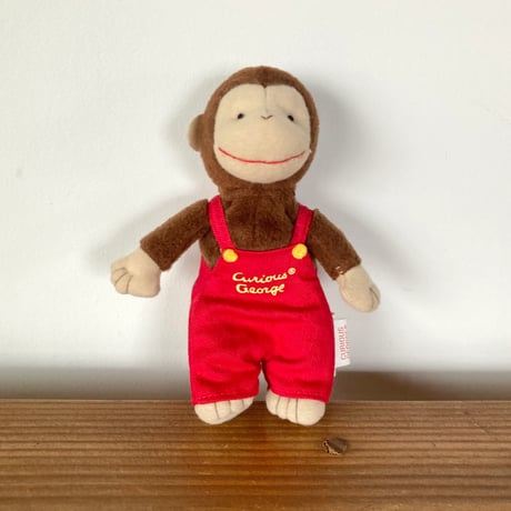 Curious George おさるのジョージ クラシックジョージ オーバーオール ぬいぐるみ GUND ②