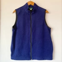 L.L.Bean FACTORY STORE エルエルビーン 1980s フリースベスト ネイビー made in USA VINTAGE