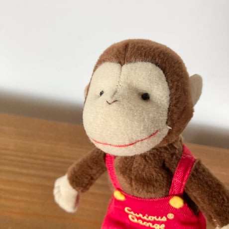 Curious George おさるのジョージ クラシックジョージ オーバーオール ぬいぐるみ GUND ②