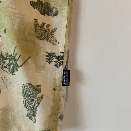 patagonia BEAR 熊 ゴートゥーシャツ S 限定 廃番 水墨柄 希少 パタゴニア VINTAGE