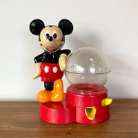 Disney Mickey ミッキーマウス ガムボール バンク マシン ディスペンサー 1986年
