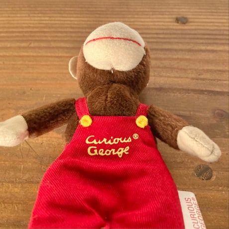 Curious George おさるのジョージ クラシックジョージ オーバーオール ぬいぐるみ GUND ②