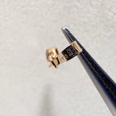 K18 天然ダイヤモンド　0.14ctペンダントトップ マーキスシェイプ