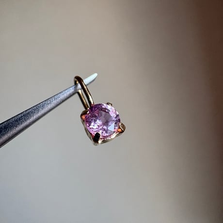 K18 天然石スピネル 3.5mm ラウンドカット ペンダントトップ 希少 2