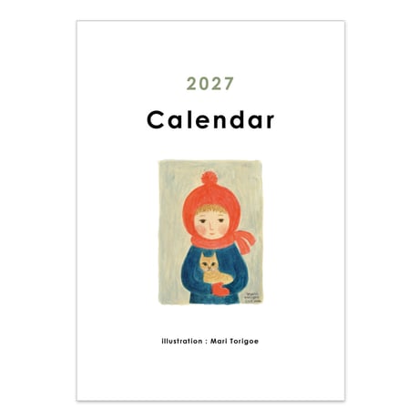 とりごえまり 2027 カレンダー（予約）