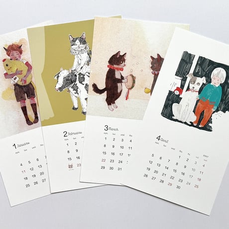 cat&dog&me 2027 カレンダー
