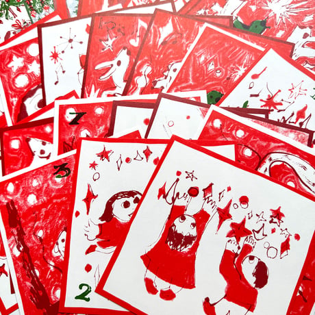 『もりのみずうみのクリスマス』きくちちき★サインカード付