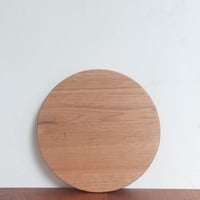 丸まな板 クルミ材 (直径30cm)　木目選択可