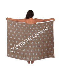 Hawai'ian Pareo  MINI NAUPAKA Hazel White  HNLS03810-6690