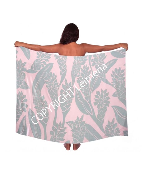 Hawai'ian Pareo  GINGER FLOWER  Crystal Pink  HNLS03808-6690