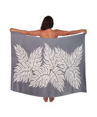 Hawai'ian Pareo   Bread Fruit Leaf  DEEP TAUPE  HNLS03791-0990