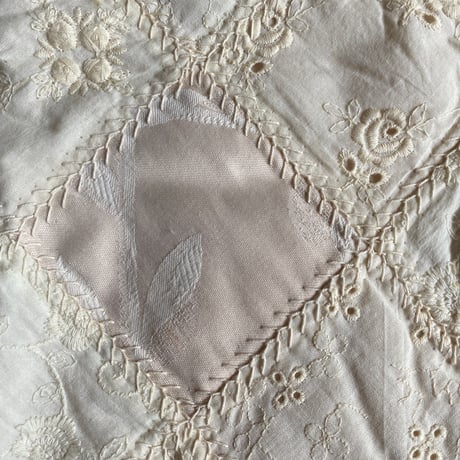 レースパッチワークピローカバー