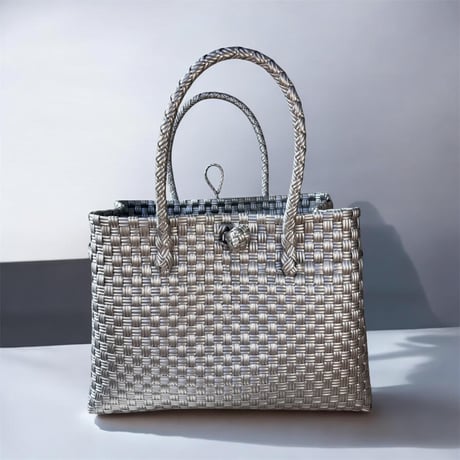GP BOXTOTE  ボックストートバッグ　シルバー