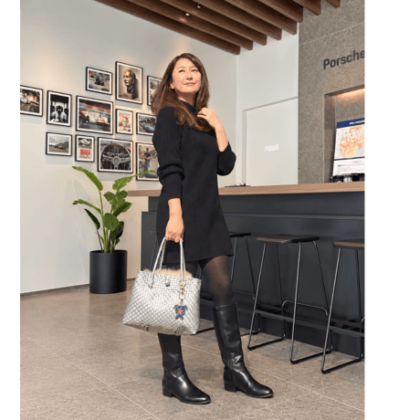 GP BOXTOTE  ボックストートバッグ　シルバー