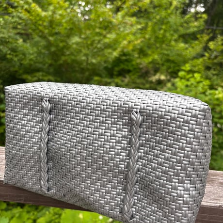 大人可愛いカゴバッグ　Noble tote ノーブルトート M｜軽量　 横長　上品バッグ｜truetree