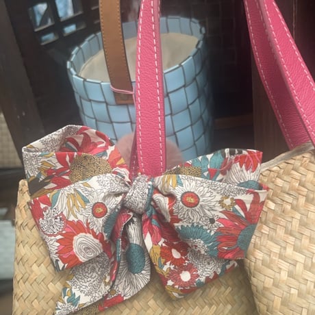 ハンドメイド　リボンセレクション　リバティ柄、バティックリボン等