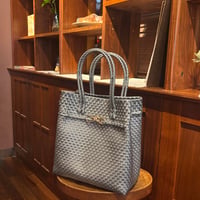 大人可愛いカゴバッグ　Noble tote ノーブルトート ML｜軽量　 横長　上品バッグ｜truetree