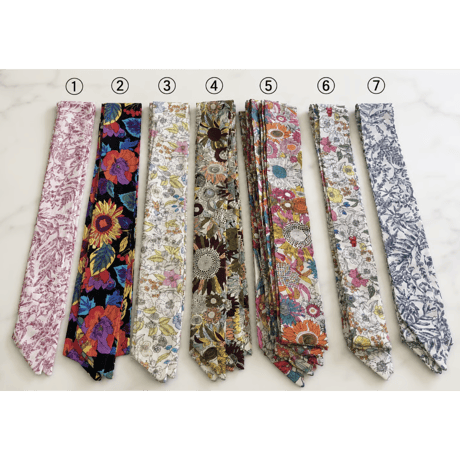 ハンドメイド　リボンセレクション　リバティ柄、バティックリボン等