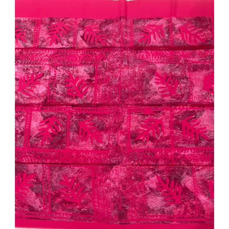ロング TAHITI ARTパレオ NR-60ピンク※☆色味についてご不明点等がある方は一度お問合せください☆※