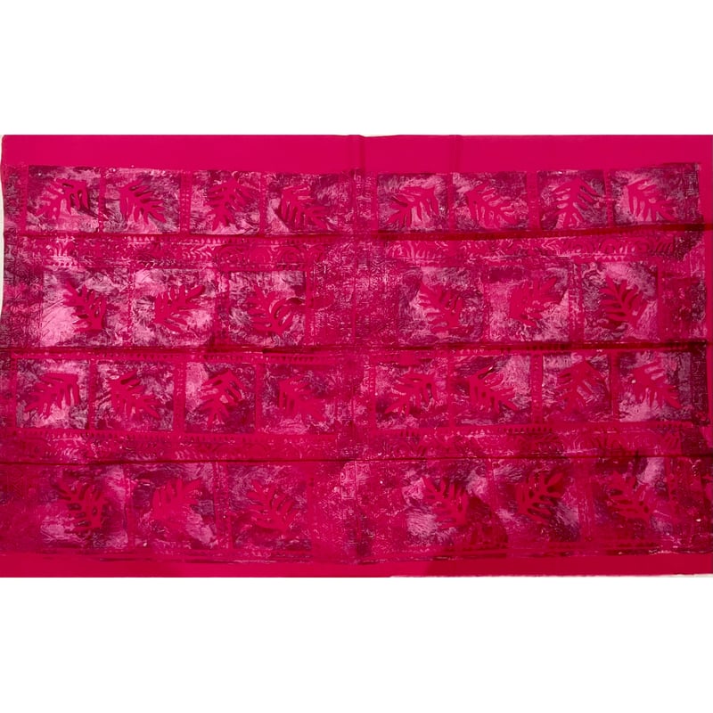 ロング TAHITI ARTパレオ NR-60ピンク※☆色味についてご不明点等がある