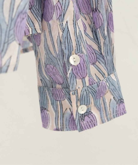 Tulip コットンカディモスリンオーバーブラウス