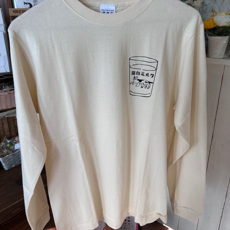 猫印ミルク配達センター　ロングスリーブTシャツ
