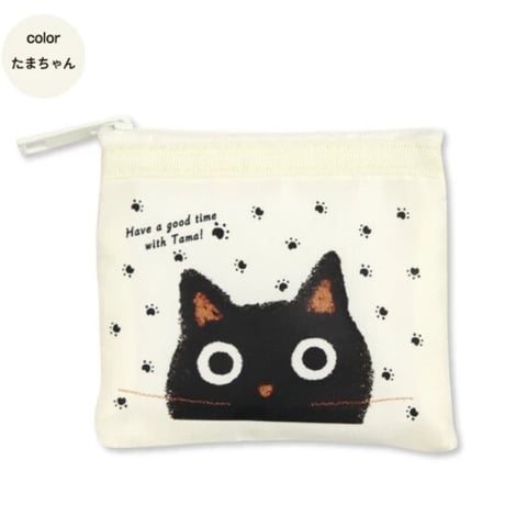 小物を迷子にさせません！ミニポーチ　CATS
