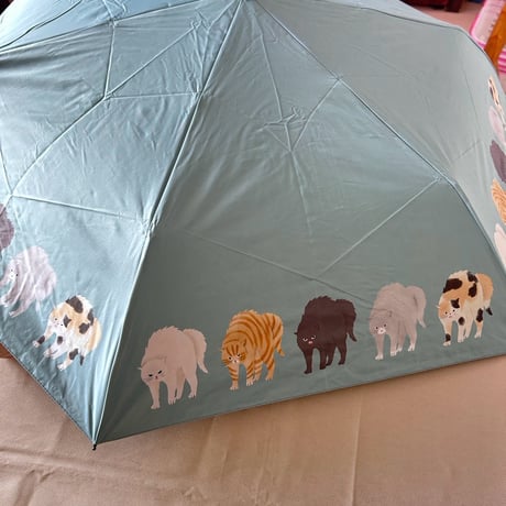 晴雨兼用折り畳み傘　ヤンノカキャット