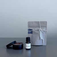 誤嚥性肺炎発症予防アロマ&PORTABLE WOOD DIFFUSER_Gift set