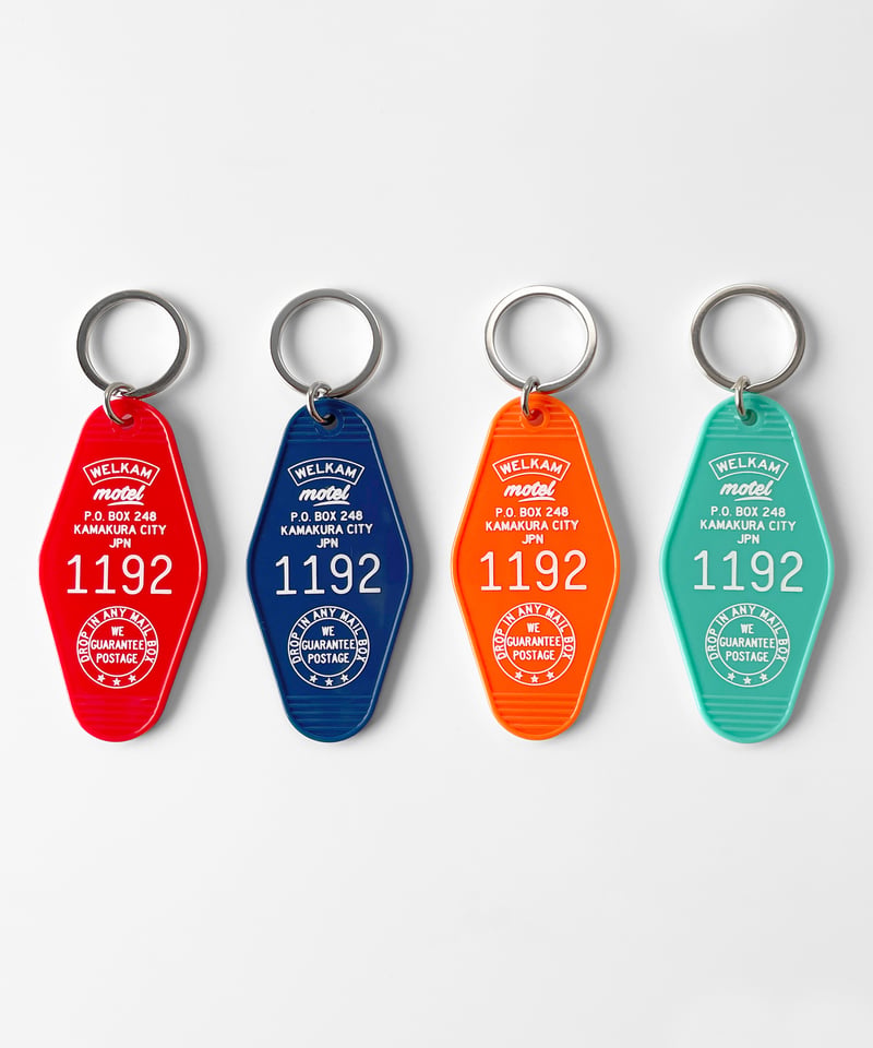 WELKAM MOTEL キーホルダー ＜8 COLORS＞ | WELKAM ONLINE