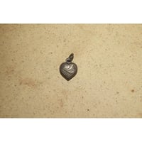 【ヴィンテージアクセサリー】シルバー　ハート型ネックレストップ
