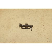 【ヴィンテージアクセサリー】【イタリア製】シルバー　トランペット型ネックレストップ