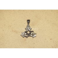 【ヴィンテージアクセサリー】ラインストーン　ネックレストップ
