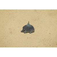 【ヴィンテージアクセサリー】シルバー　ハリネズミ型ネックレストップ