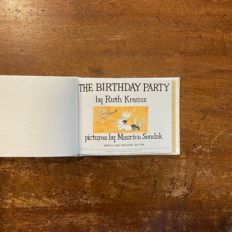 「The Birthday Party」Ruth Krauss　Maurice Sendak（モーリス・センダック）