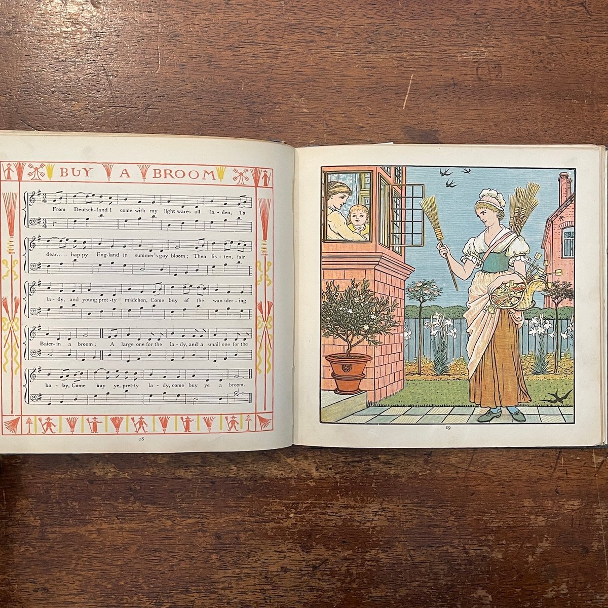 THE BABY'S BOUQUET（1900年頃）」Walter Crane（ウォルター・