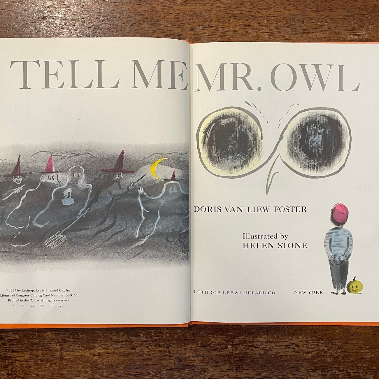 TELL ME MR. OWL」Doris van Liew Foster Helen St