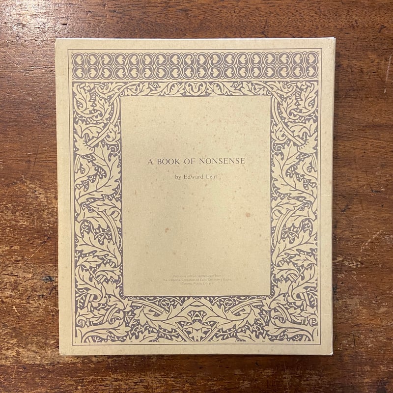 LEAR'S BOOK OF NONSENSE（ナンセンスの本／オズボーン・コレクション