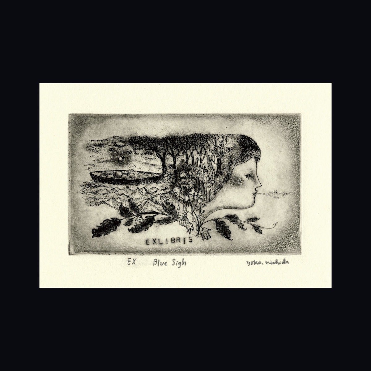 予約商品＞「長いお散歩 西田陽子銅版画集（版画付き・特装版