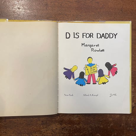 「D IS FOR DADDY（1947年初版）」Margaret Rowlett