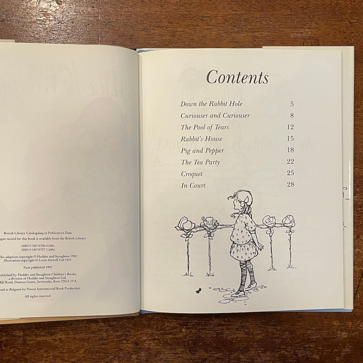The Alice in Wonderland」Mabel Lucie Attwell（メイ