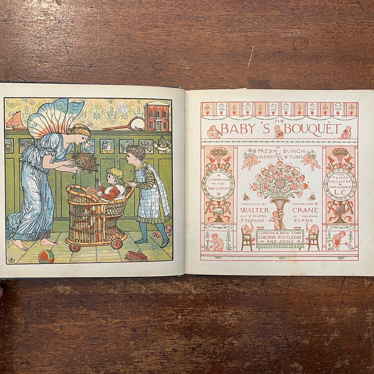 THE BABY'S BOUQUET（1900年頃）」Walter Crane（ウォルター・