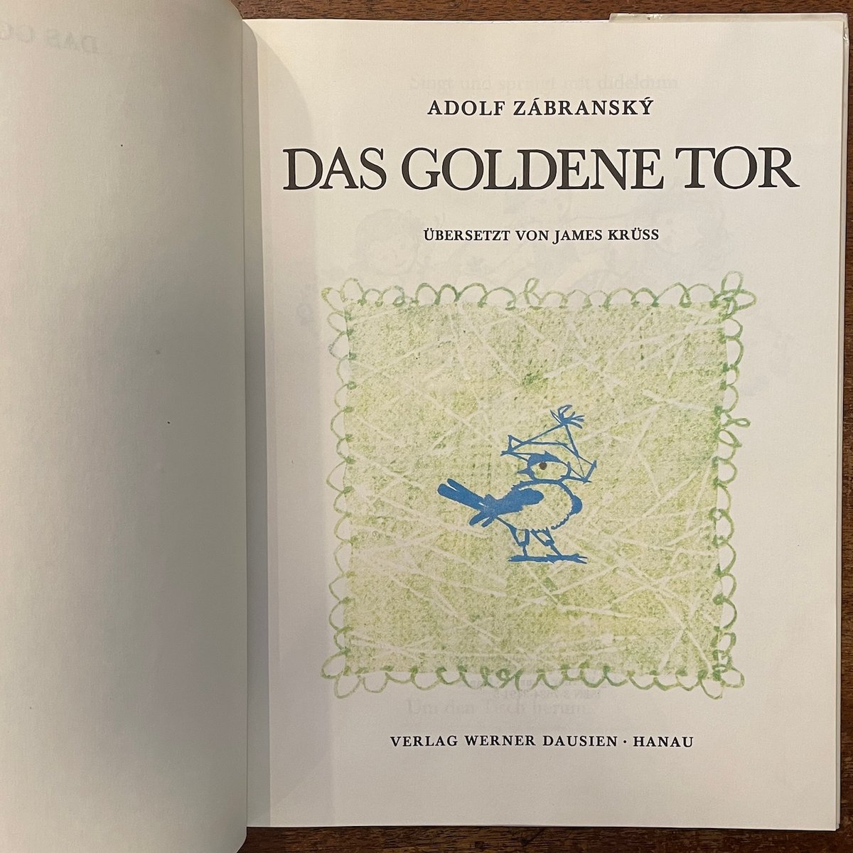 DAS GOLDENE TOR」James Kruss Adolf Zabransky（アド
