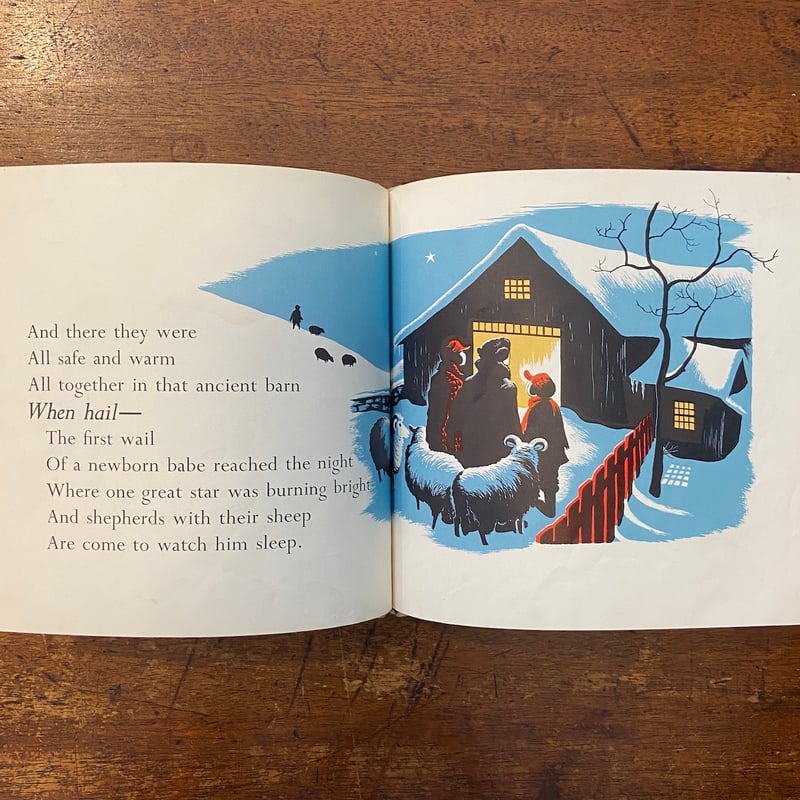 Christmas in the Barn」Margaret Wise Brown Barb